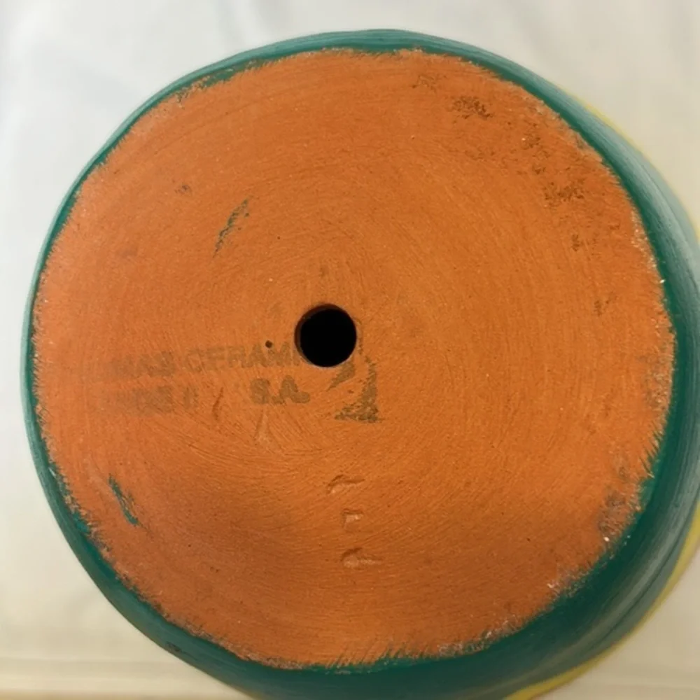 Painted Terra Cotta Vase/Pot